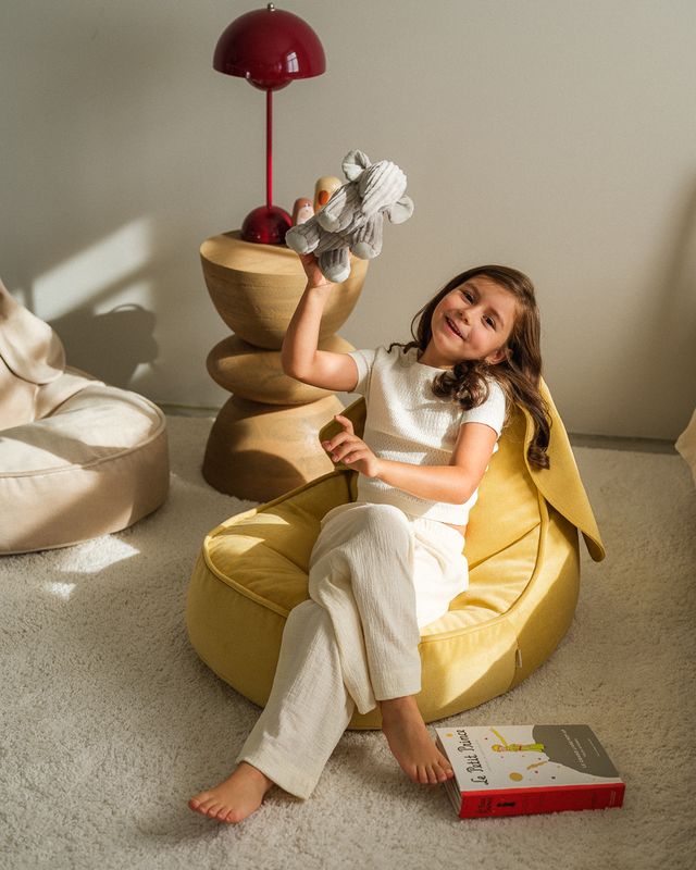 Kinder Sitzsack Indoor | Karamell | Wigiwama – Bild 2