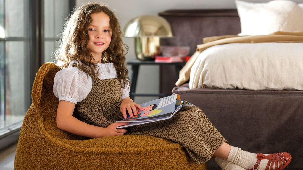 Kinder Sitzsack Indoor Bär Teddy | Braun | Wigiwama – Bild 11