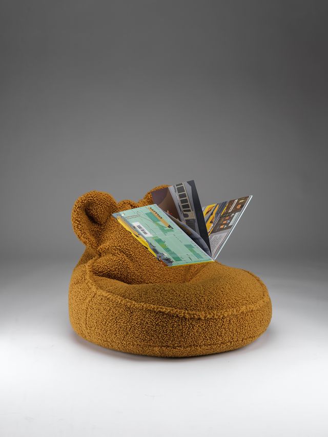 Kinder Sitzsack Indoor Bär Teddy | Braun | Wigiwama – Bild 12