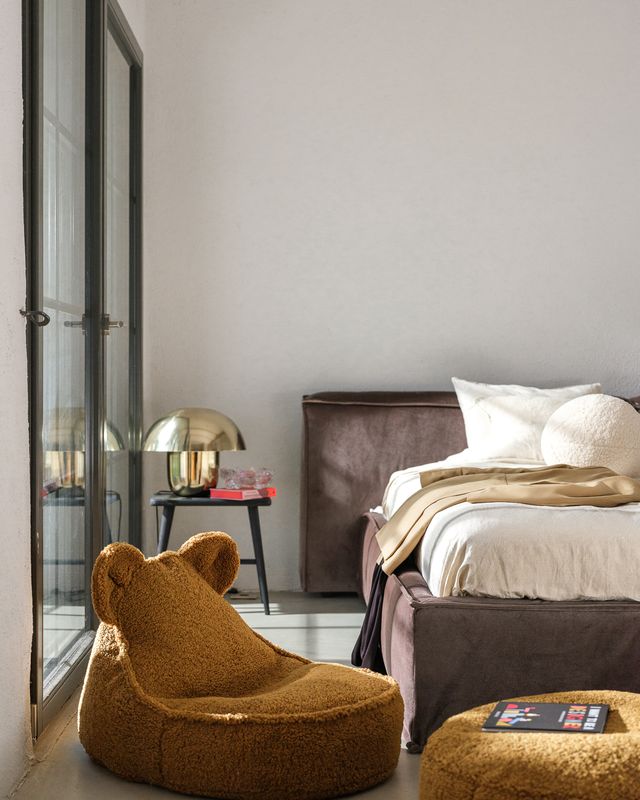 Kinder Sitzsack Indoor Bär Teddy | Braun | Wigiwama – Bild 4