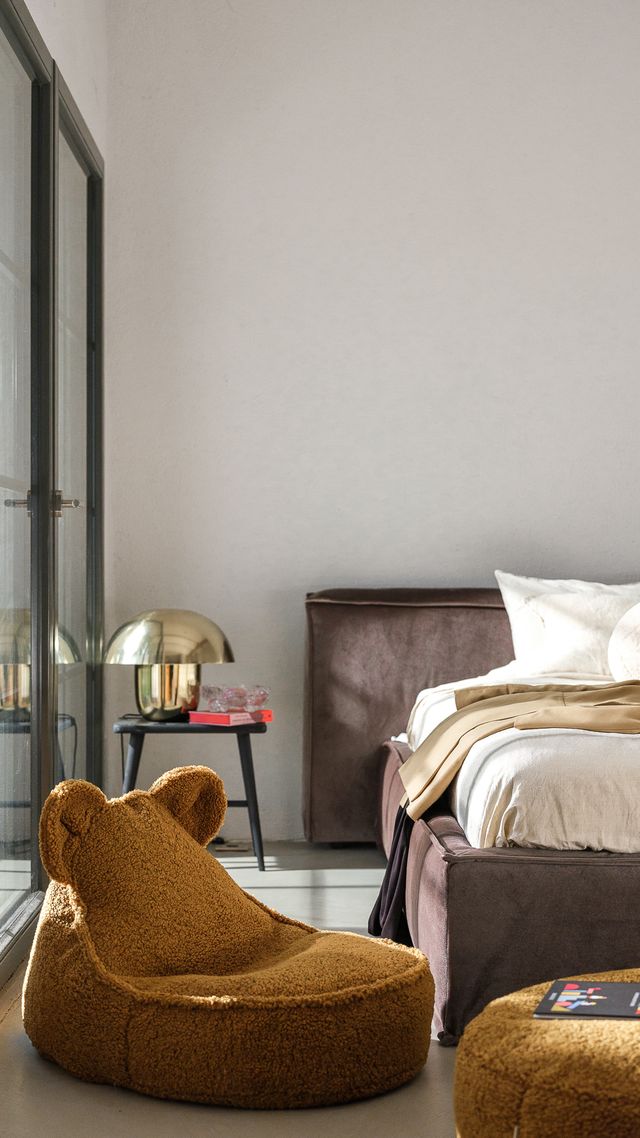 Kinder Sitzsack Indoor Bär Teddy | Braun | Wigiwama – Bild 6