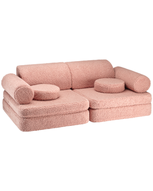 Kinder Spielsofa Modular Cord | Rosa | Wigiwama