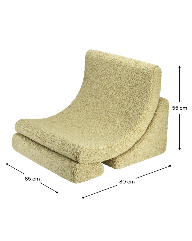 Kinder Sessel Indoor | Grün | Wigiwama – Bild 5