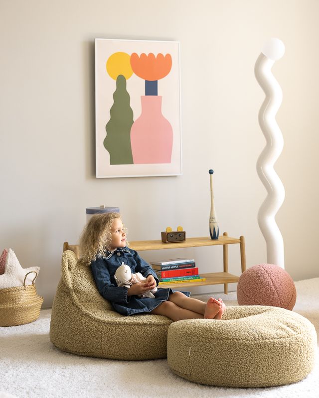 Runder Hocker | Grün | Wigiwama – Bild 2