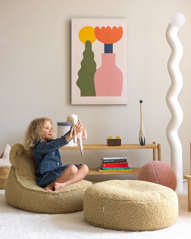 Runder Hocker | Grün | Wigiwama – Bild 6