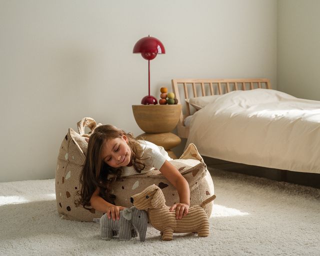 Kinder Sitzsack Indoor | Braun | Wigiwama – Bild 8