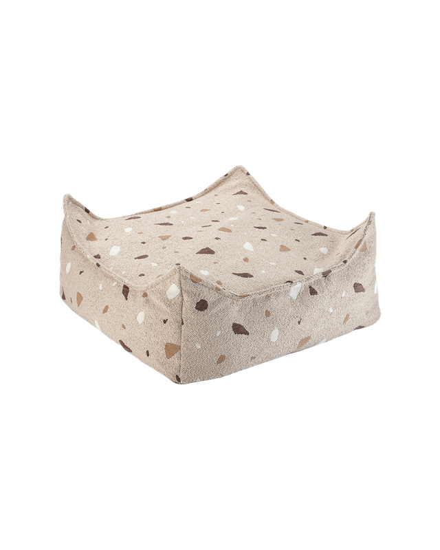 Kinder Ottoman Indoor | Terrazzo Braun | Wigiwama