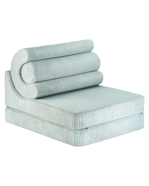 Kinder Sessel Bett Indoor Breitcord | Pfefferminzgrün | Wigiwama