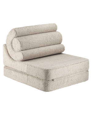 Kinder Sessel Bett Indoor Teddy | Beige | Wigiwama