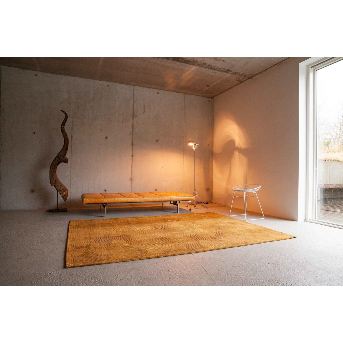 Öko-Teppich – Jelly Gold – Teppich braun und gold – Bild 3