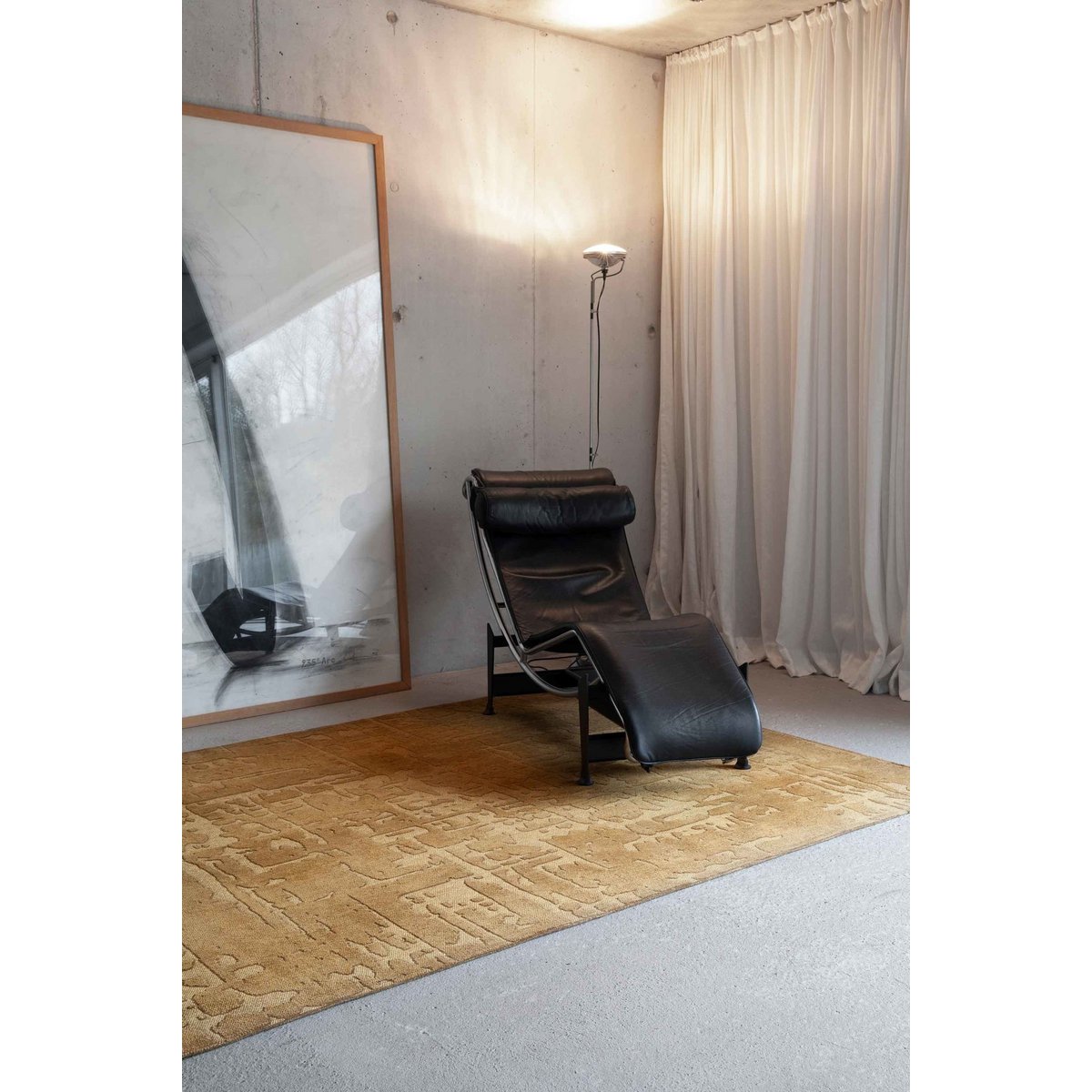 Öko-Teppich – Madagaskar Gold – Teppich braun und gold – Bild 3