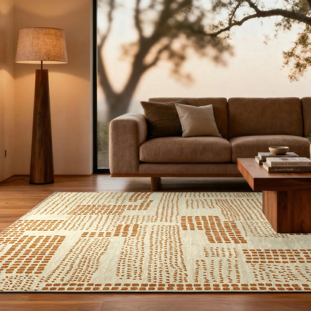 Wohnzimmer Teppich | Weich, Strapazierfähig & Pflegeleicht – Bild 2