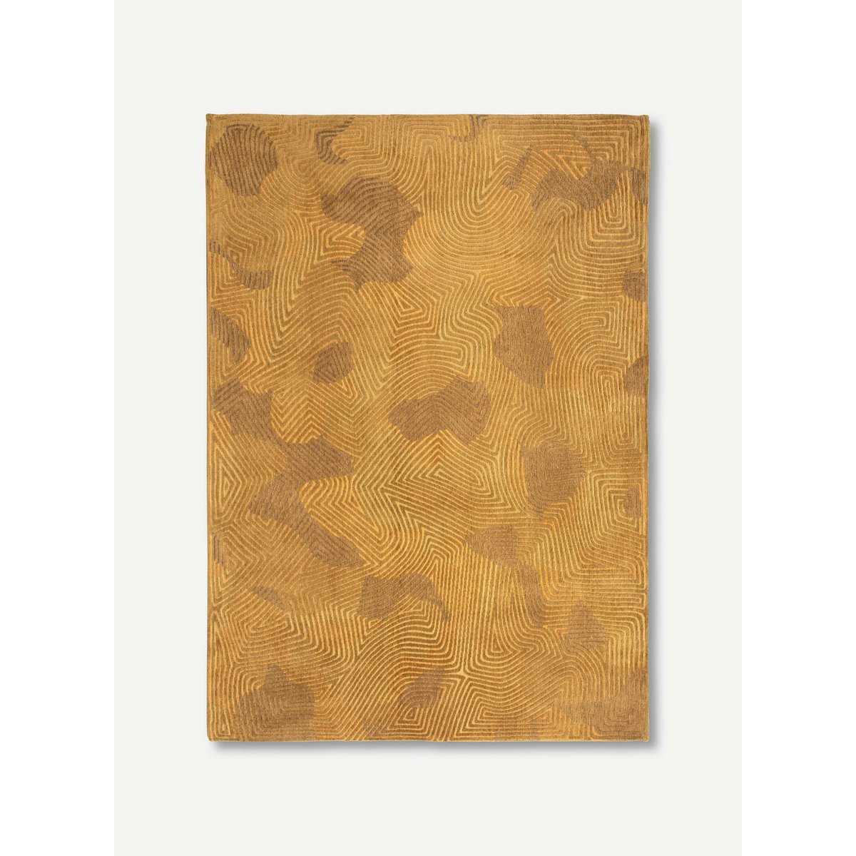 Öko-Teppich – Jelly Gold – Teppich braun und gold