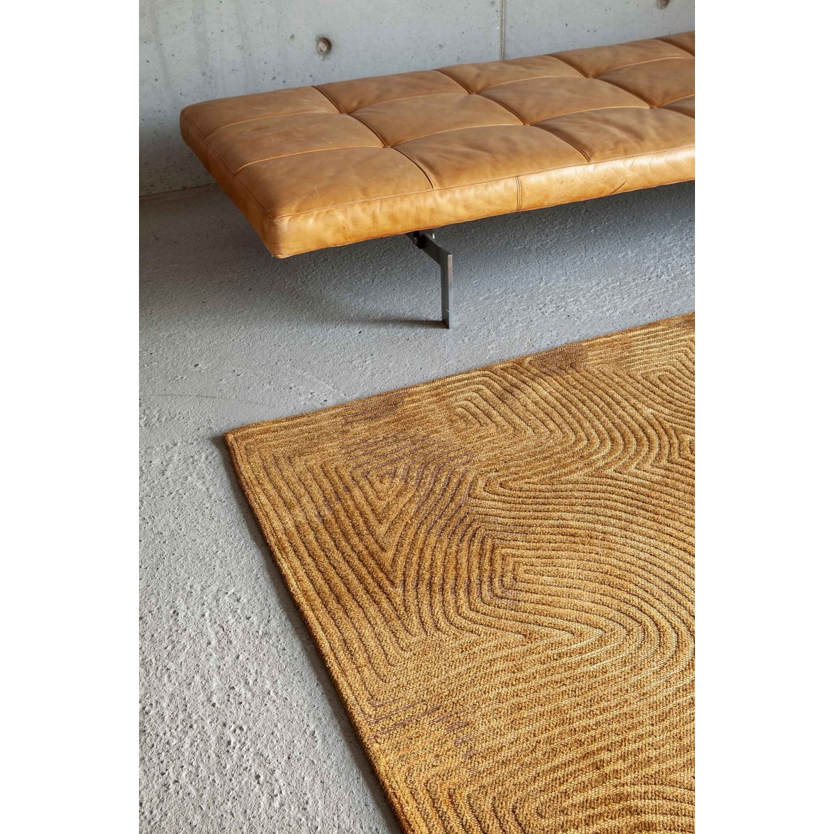Öko-Teppich – Jelly Gold – Teppich braun und gold – Bild 2