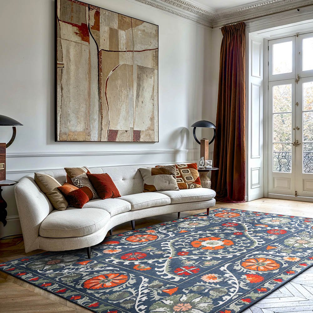 Wohnzimmer Teppich | Modern, Stilvoll & Pflegeleicht – Bild 2