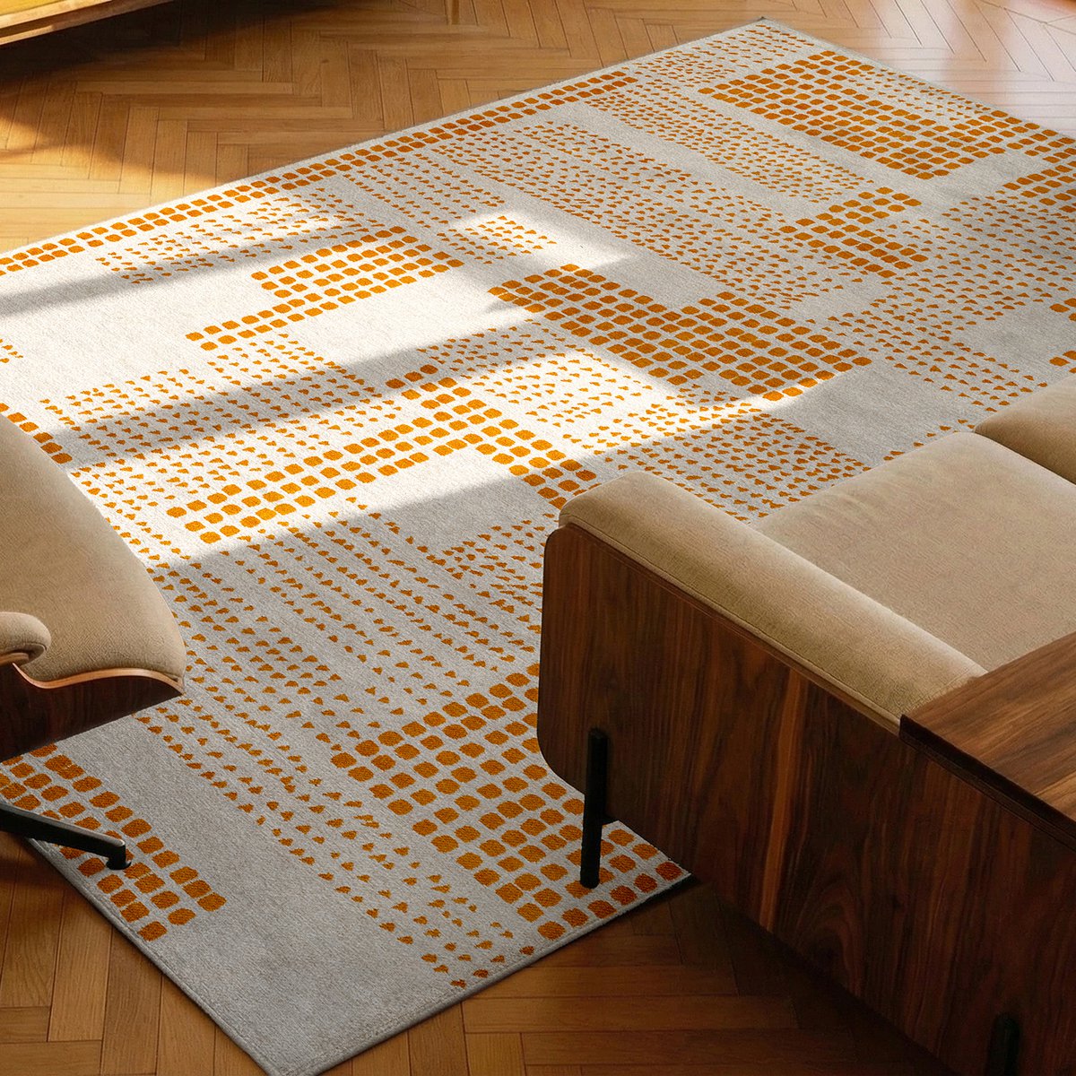 Wohnzimmer Teppich | Weich, Strapazierfähig & Pflegeleicht – Bild 2