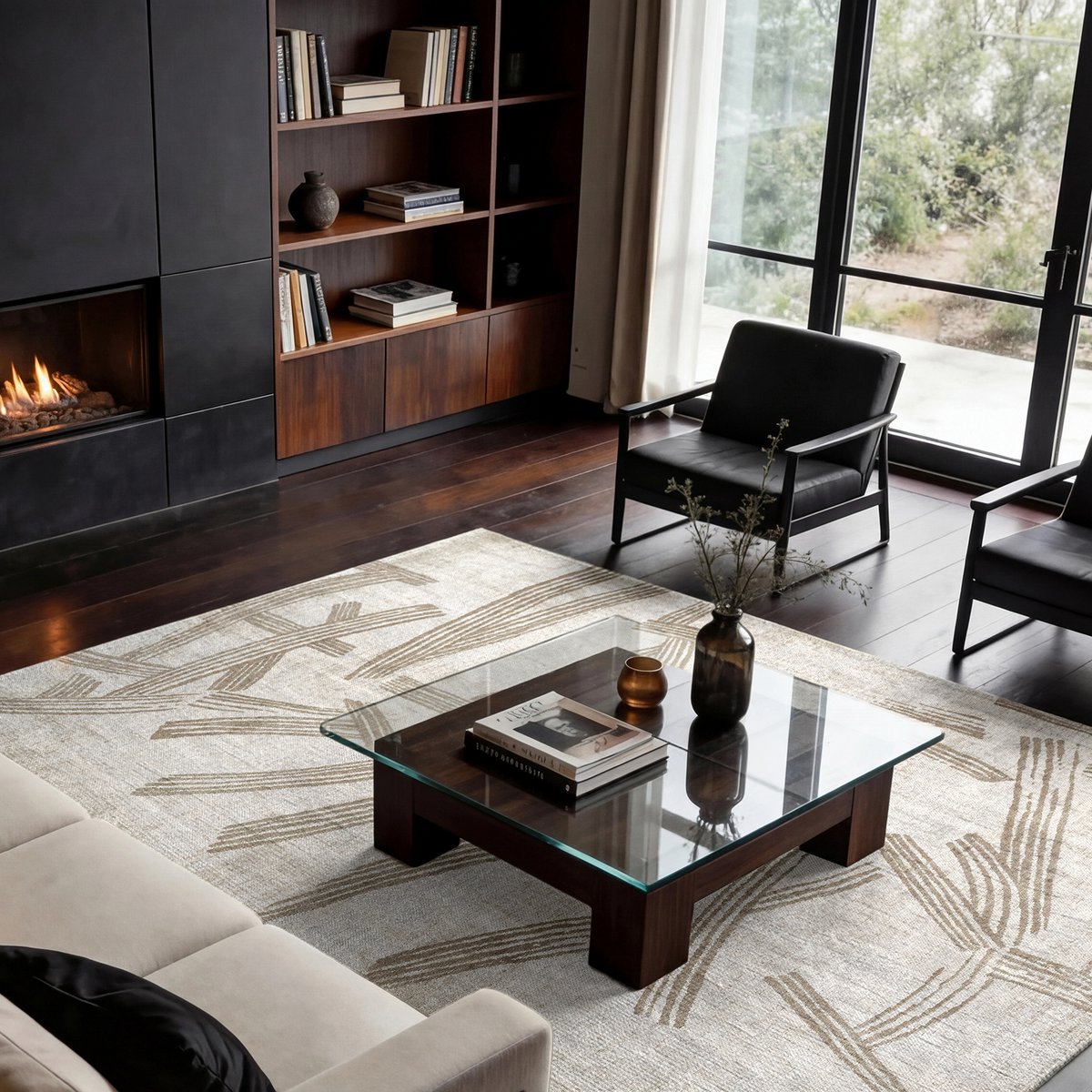 Wohnzimmer Teppich | Weich, Strapazierfähig & Pflegeleicht – Bild 2