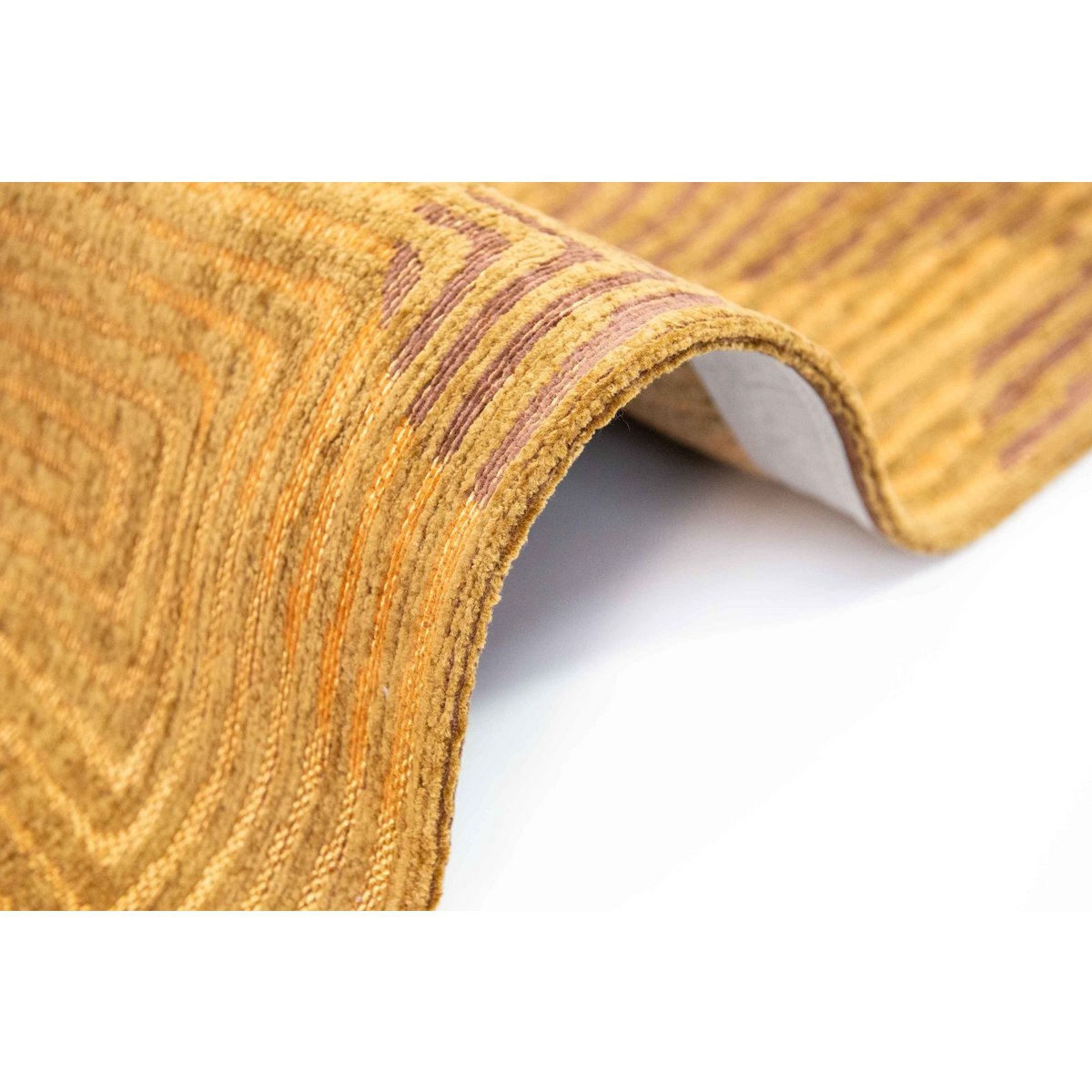 Öko-Teppich – Jelly Gold – Teppich braun und gold – Bild 9