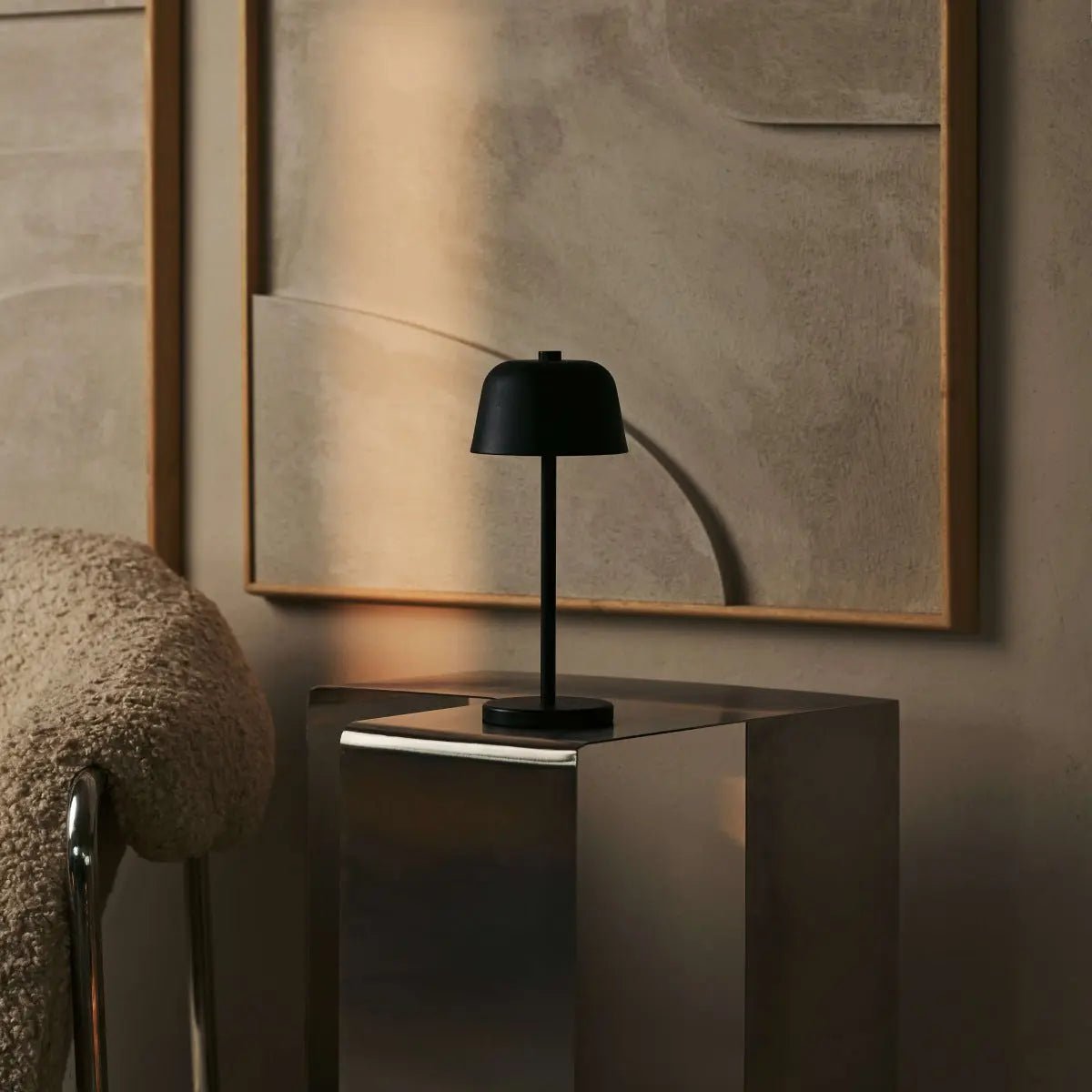 Anton Black wiederaufladbare Tischlampe | Stilvolle und kabellose Beleuchtung – Bild 14