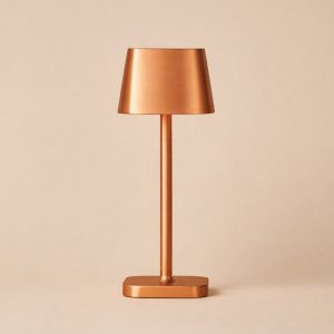 Ava Kupfer wiederaufladbare Tischlampe | Stilvoll, kabellos und dimmbar