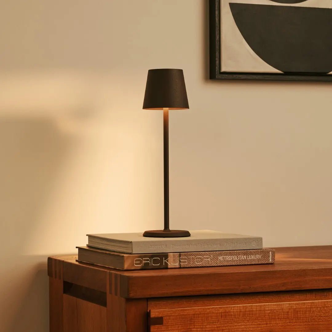 Jaspis Mokkabraun kabellose Lampe mit Akku | Dimmbar und 3 Lichtstufen – Bild 10