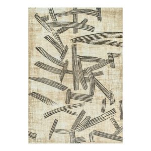 Öko-Teppich - Slets - Beige mit Bodenbelag