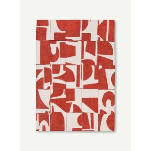 Öko-Teppich – Rost – Teppich rot