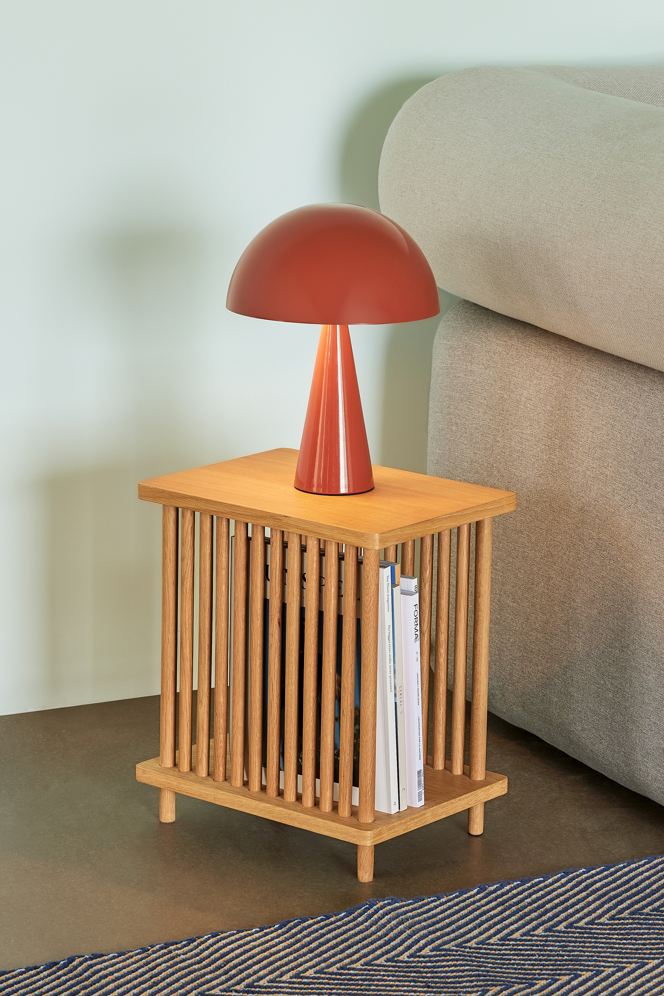Mush Mini-Tischleuchte Rot | Hübsch – Bild 12