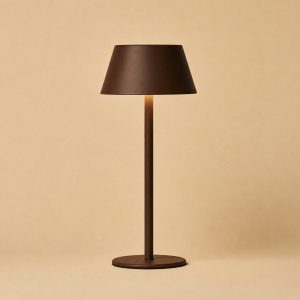 Milou Mokkabraune wiederaufladbare Tischlampe
