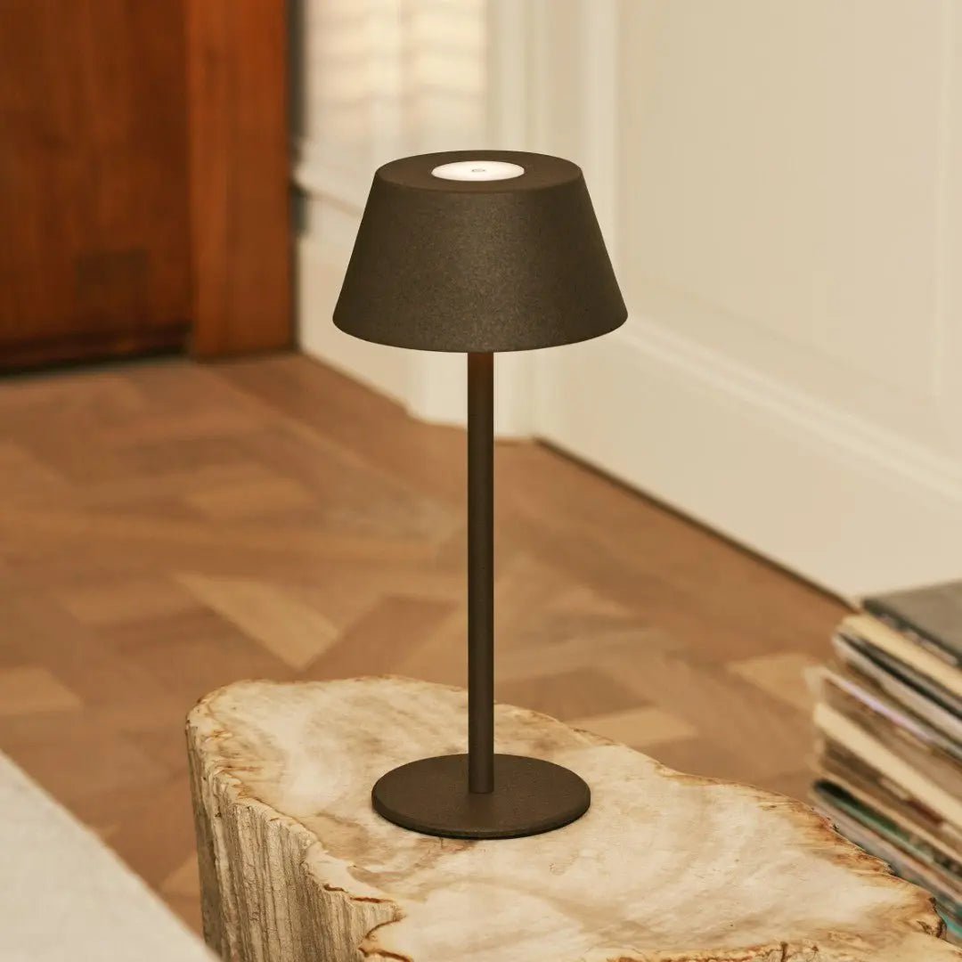 Milou Mokkabraune wiederaufladbare Tischlampe – Bild 5